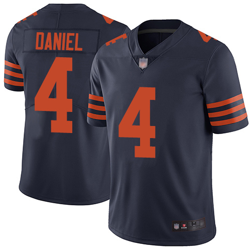 Chicago Bears Limited Navy Blue Men Chase Daniel Jersey NFL Football 4 Rush Vapor Untouchable